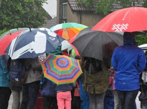 een regenachtig begin Maandag 20 juni 2016